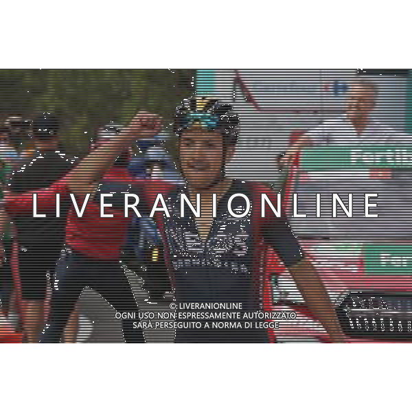 01-09-2022 Vuelta A Espana; Tappa 12 Salobrena - Penas Blancas; 2022, Ineos - Grenadiers; Carapaz Antonio, Richard Antonio; Penas Blancas; ©SIROTTI/AGENZIA ALDO LIVERANI SAS