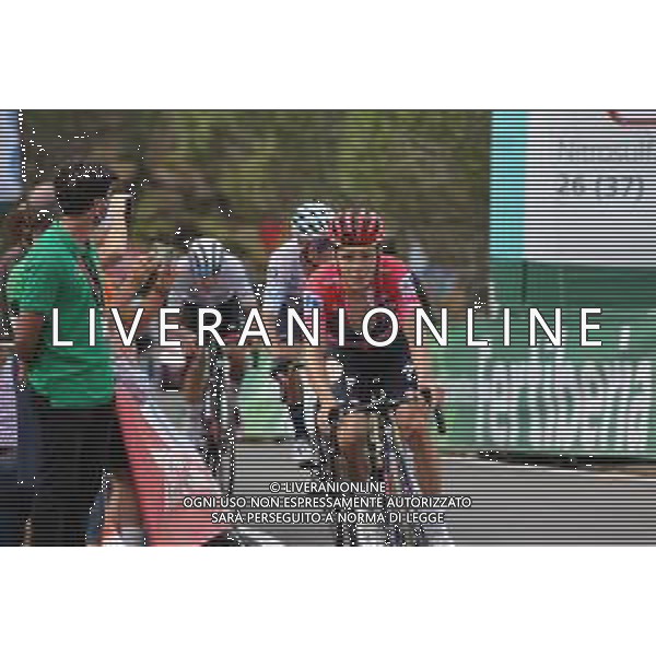 01-09-2022 Vuelta A Espana; Tappa 12 Salobrena - Penas Blancas; 2022, Quick Step - Alpha Vinyl; Evenepoel, Remco; Penas Blancas; ©SIROTTI/AGENZIA ALDO LIVERANI SAS