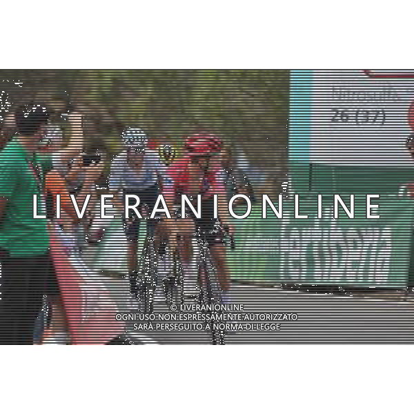 01-09-2022 Vuelta A Espana; Tappa 12 Salobrena - Penas Blancas; 2022, Quick Step - Alpha Vinyl; Evenepoel, Remco; Penas Blancas; ©SIROTTI/AGENZIA ALDO LIVERANI SAS