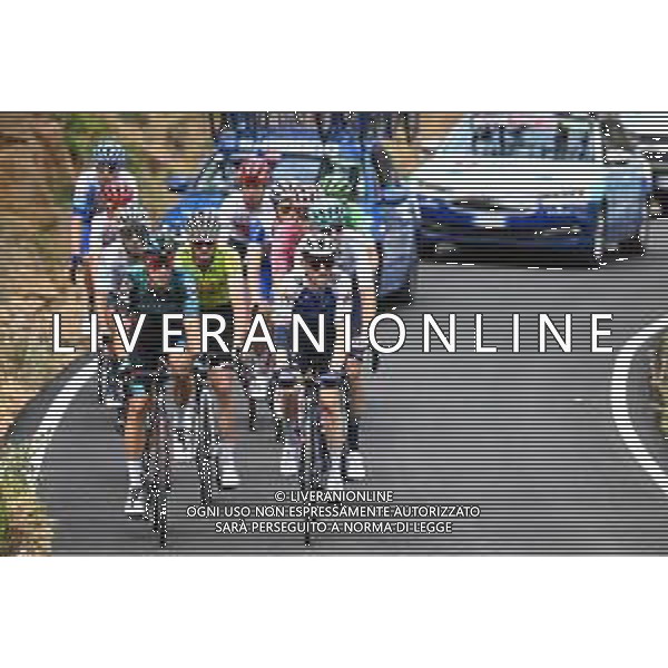 01-09-2022 Vuelta A Espana; Tappa 12 Salobrena - Penas Blancas; 2022, Bora - Hansgrohe; 2022, Quick Step - Alpha Vinyl; Van Poppel, Danny; Devenyns, Dries; Penas Blancas; ©SIROTTI/AGENZIA ALDO LIVERANI SAS