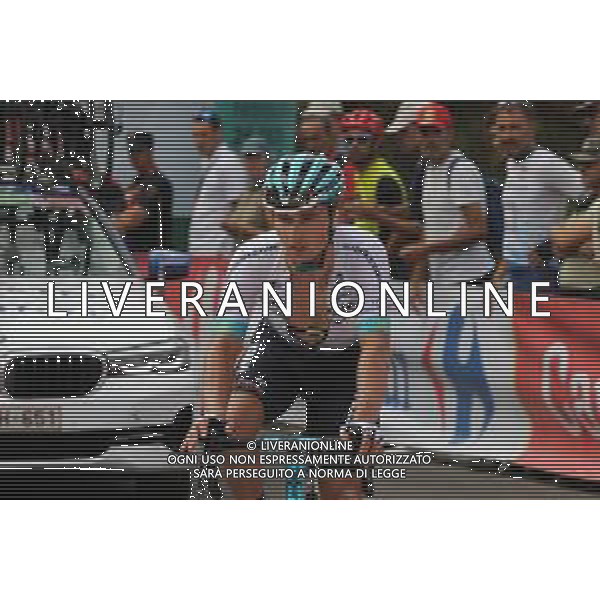 01-09-2022 Vuelta A Espana; Tappa 12 Salobrena - Penas Blancas; 2022, Astana - Qazaqstan; Lutsenko, Alexey; Penas Blancas; ©SIROTTI/AGENZIA ALDO LIVERANI SAS