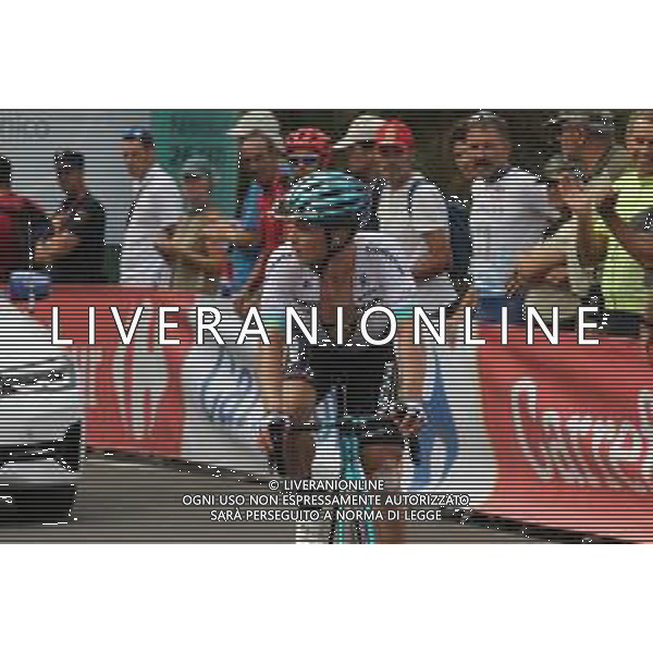 01-09-2022 Vuelta A Espana; Tappa 12 Salobrena - Penas Blancas; 2022, Astana - Qazaqstan; Lutsenko, Alexey; Penas Blancas; ©SIROTTI/AGENZIA ALDO LIVERANI SAS