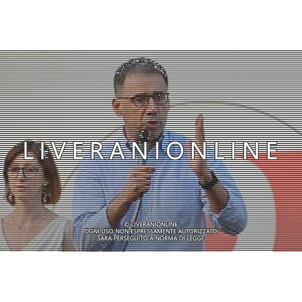 © TVRG Festa Unita\' - Enrico Letta nella foto Vinicio Peluffo Milano 01-09-2022 Inaugurazione della Festa dell\'Unita\' presso lo spazio Ride di via Valenza, presente anche Enrico Letta segretario nazionale del Partito Democratico foto Roberto Garavaglia/ag. Aldo Liverani sas/AGENZIA ALDO LIVERANI SAS