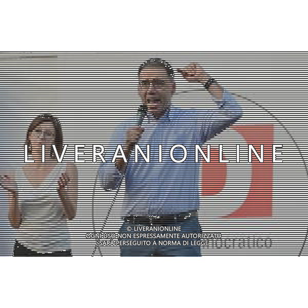 © TVRG Festa Unita\' - Enrico Letta nella foto Vinicio Peluffo e sulla SX Silvia Roggiani Milano 01-09-2022 Inaugurazione della Festa dell\'Unita\' presso lo spazio Ride di via Valenza, presente anche Enrico Letta segretario nazionale del Partito Democratico foto Roberto Garavaglia/ag. Aldo Liverani sas/AGENZIA ALDO LIVERANI SAS