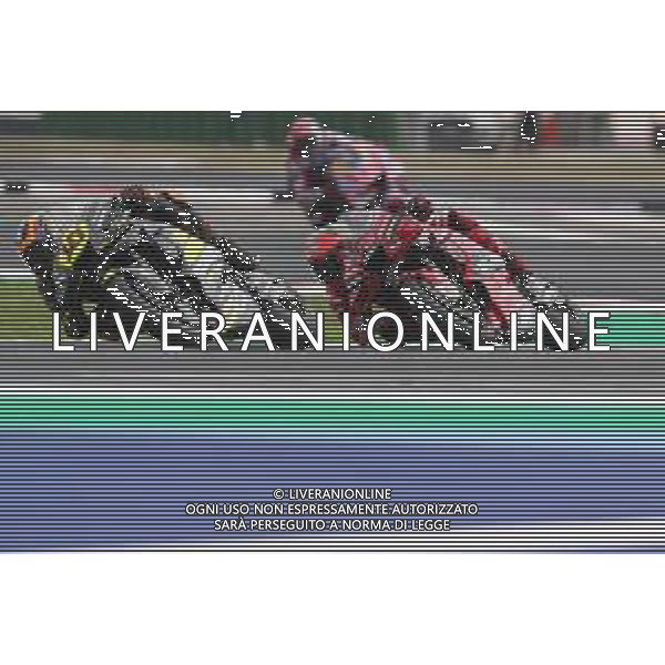 MOTOMONDIALE 2022 - GRAN PREMIO GRYFYN DI SAN MARINO E DELLA RIVIERA DI RIMINI 02/09/2022 nella foto: Luca Marini of Italy and Mooney VR46 Racing Team Francesco Bagnaia of Italy and Ducati Lenovo Team ©Claudio Zamagni/Agenzia Aldo Liverani /AGENZIA ALDO LIVERANI SAS