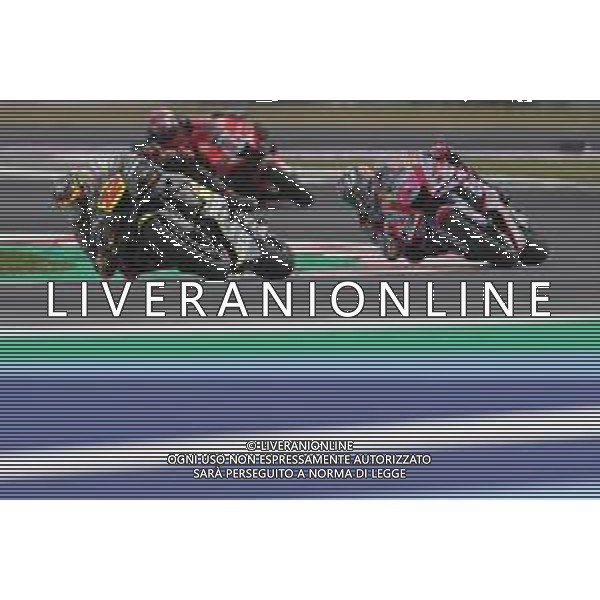 MOTOMONDIALE 2022 - GRAN PREMIO GRYFYN DI SAN MARINO E DELLA RIVIERA DI RIMINI 02/09/2022 nella foto: Marco Bezzecchi of Italy and Mooney VR46 Racing Team Enea Bastianini of Italy and Gresini Racing MotoGP ©Claudio Zamagni/Agenzia Aldo Liverani /AGENZIA ALDO LIVERANI SAS