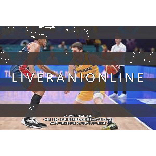 © TVRG Myles Hesson (Gran Bretagna) e Sviatoslav Mykhailiuk (Ucraina) Ucraina vs Gran Bretagna Assago (MI) 02-09-2022 Forum di Assago FIBA EuroBasket 2022 Milano - Day 1 foto Roberto Garavaglia/ag. Aldo Liverani sas