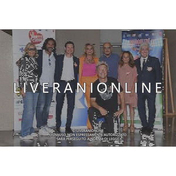 © TVRG Presentazione Partita Cuore nella foto i protagonisti della conferenza stampa Milano 02-09-2022 Photocall presentazione della Partita del Cuore 2022 foto Roberto Garavaglia/ag. Aldo Liverani sas