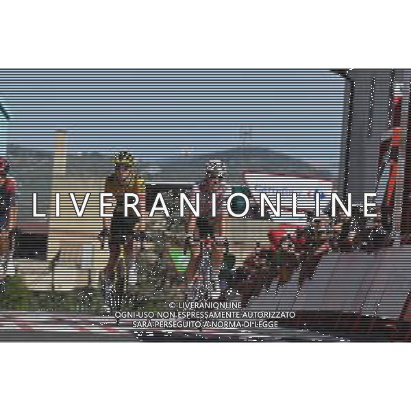 02-09-2022 Vuelta A Espana; Tappa 13 Ronda - Montilla; 2022, Jumbo - Visma; 2022, Ag2r - Citroen; Dennis, Rohan; Jungels, Bob; Montilla; ©SIROTTI/AGENZIA ALDO LIVERANI SAS