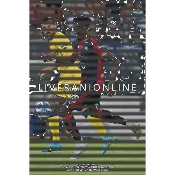2-9-2022. Cagliari Calcio-Modena F.C. 4° giornata serie B 2022/2023, stadio Unipol Domus Cagliari. Foto salvatore Moi/Aldo Liverani s.a.s. Nella foto: Luca Tremolada Modena, Antoine Makoumbou Cagliari ©MOI/AGENZIA ALDO LIVERANI SAS