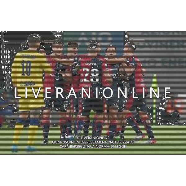 2-9-2022. Cagliari Calcio-Modena F.C. 4° giornata serie B 2022/2023, stadio Unipol Domus Cagliari. Foto salvatore Moi/Aldo Liverani s.a.s. Nella foto: Gol ed esultanza del Cagliari contro Modena in casa. Segna: Marco Rog Cagliari ©MOI/AGENZIA ALDO LIVERANI SAS
