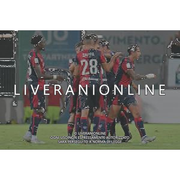 2-9-2022. Cagliari Calcio-Modena F.C. 4° giornata serie B 2022/2023, stadio Unipol Domus Cagliari. Foto salvatore Moi/Aldo Liverani s.a.s. Nella foto: Gol ed esultanza del Cagliari contro Modena in casa. Segna: Marco Rog Cagliari ©MOI/AGENZIA ALDO LIVERANI SAS