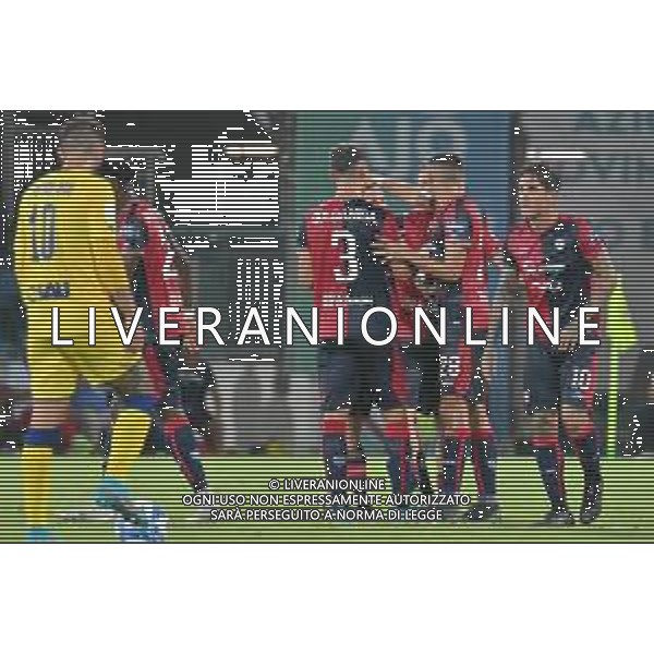 2-9-2022. Cagliari Calcio-Modena F.C. 4° giornata serie B 2022/2023, stadio Unipol Domus Cagliari. Foto salvatore Moi/Aldo Liverani s.a.s. Nella foto: Gol ed esultanza del Cagliari contro Modena in casa. Segna: Marco Rog Cagliari ©MOI/AGENZIA ALDO LIVERANI SAS