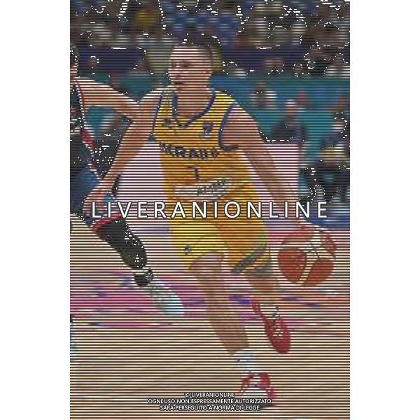 © TVRG Denys Lukashov (Ucraina) Ucraina vs Gran Bretagna Assago (MI) 02-09-2022 Forum di Assago FIBA EuroBasket 2022 Milano - Day 1 foto Roberto Garavaglia/ag. Aldo Liverani sas/AGENZIA ALDO LIVERANI SAS