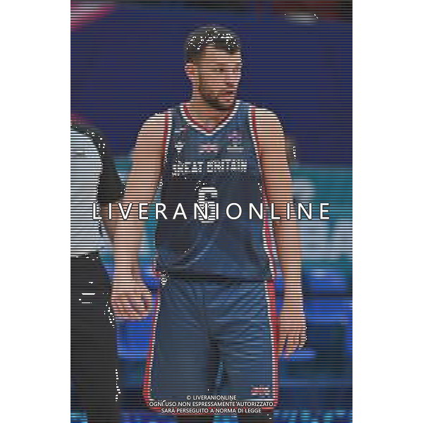 © TVRG Luke Nelson (Gran Bretagna) Ucraina vs Gran Bretagna Assago (MI) 02-09-2022 Forum di Assago FIBA EuroBasket 2022 Milano - Day 1 foto Roberto Garavaglia/ag. Aldo Liverani sas/AGENZIA ALDO LIVERANI SAS