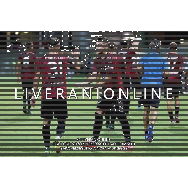 REGGINA - SUDTIROL CAMPIONATO CALCIO SERIE BKT 28.08.2022 NELLA FOTO ESULTANZA DOPO IL GOL DI NICCOLO\' PIEROZZI CON LUIGI CANOTTO ©PASQUALE GARREFFA/AGENZIA ALDO LIVERANI SAS