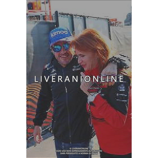 (L to R): Fernando Alonso (ESP) Alpine F1 Team with Silvia Hoffer Frangipane (ITA) Ferrari Head Of Communications. 03.09.2022. Formula 1 World Championship, Rd 14, Dutch Grand Prix, Zandvoort, Netherlands, Qualifying Day. - www.xpbimages.com, EMail: requests@xpbimages.com © Copyright: Miltenburg / XPB Images/AGENZIA ALDO LIVERANI SAS - ITALY ONLY EDITORIAL USE ONLY