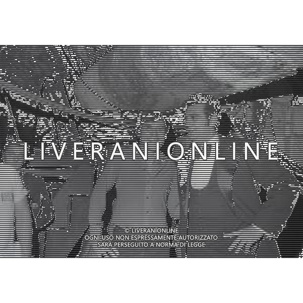 RETROSPETTIVA GIANNI MORANDI CANTANTE NELLA FOTO GIANNI MORANDI AL FESTIVALBAR A VERONA CON PLACIDO DOMINGO AG ALDO LIVERANI SAS 