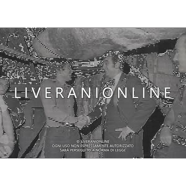 RETROSPETTIVA GIANNI MORANDI CANTANTE NELLA FOTO GIANNI MORANDI AL FESTIVALBAR A VERONA CON PLACIDO DOMINGO AG ALDO LIVERANI SAS 