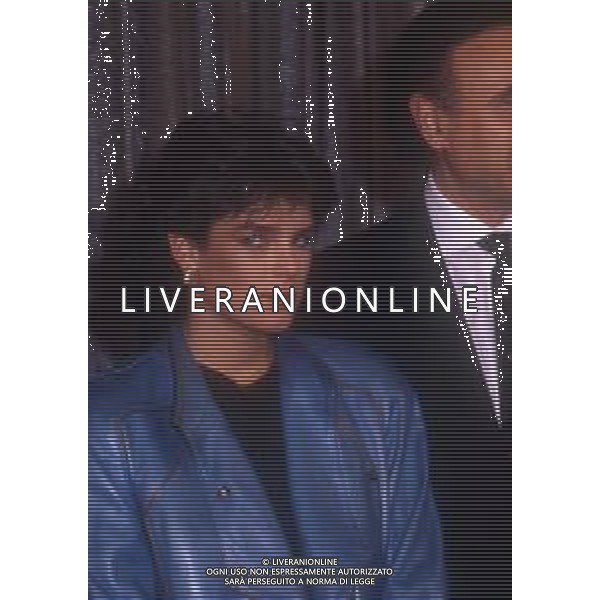 RETROSPETTIVA STEFANIA DI MONACO NELLA FOTO STEFANIA DI MONACO AL SUO ARRIVO A ROMA OSPITE DI UNA TRASMISSIONE TELEVISIVA CONDOTTA DA PIPPO BAUDO NELL\'ANNO 1986 AG ALDO LIVERANI SAS