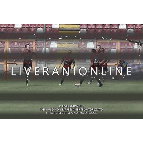 REGGINA - PALERMO CAMPIONATO CALCIO SERIE BKT 03.09.2022 NELLA FOTO ESULTANZA DOPO IL GOL DI FABBIAN GIOVANNI ©PASQUALE GARREFFA/AGENZIA ALDO LIVERANI SAS