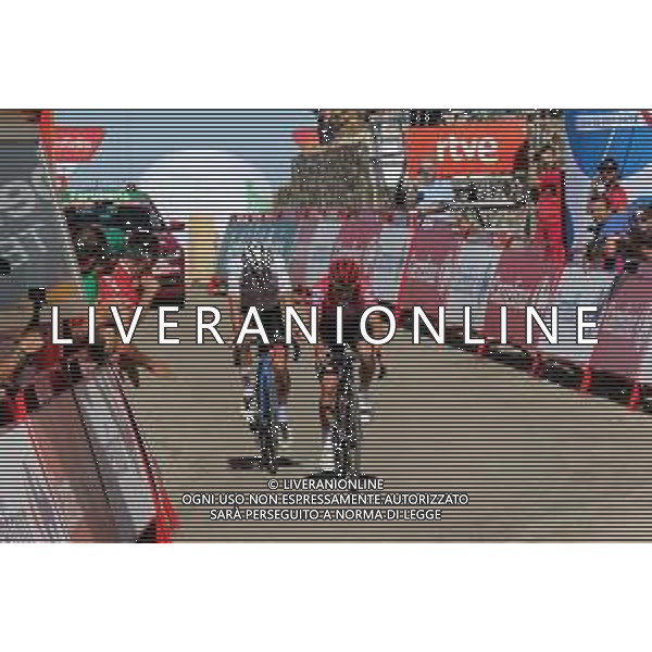 03-09-2022 Vuelta A Espana; Tappa 14 Montoro - Sierra De La Pandera; 2022, Quick Step - Alpha Vinyl; 2022, Uae Emirates; Evenepoel, Remco; Ayuso, Juan; Sierra De La Pandera; ©SIROTTI/AGENZIA ALDO LIVERANI SAS