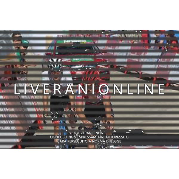 03-09-2022 Vuelta A Espana; Tappa 14 Montoro - Sierra De La Pandera; 2022, Quick Step - Alpha Vinyl; 2022, Uae Emirates; Evenepoel, Remco; Ayuso, Juan; Sierra De La Pandera; ©SIROTTI/AGENZIA ALDO LIVERANI SAS