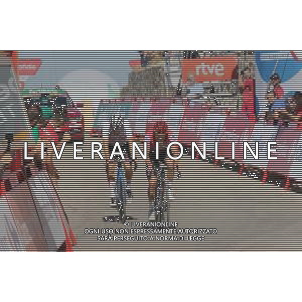 03-09-2022 Vuelta A Espana; Tappa 14 Montoro - Sierra De La Pandera; 2022, Quick Step - Alpha Vinyl; 2022, Uae Emirates; Evenepoel, Remco; Ayuso, Juan; Sierra De La Pandera; ©SIROTTI/AGENZIA ALDO LIVERANI SAS