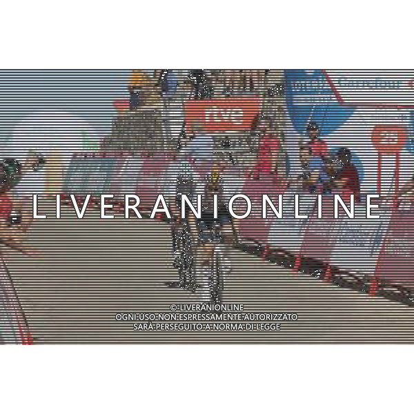 03-09-2022 Vuelta A Espana; Tappa 14 Montoro - Sierra De La Pandera; 2022, Ineos - Grenadiers; 2022, Movistar; Rodriguez Cano, Carlos; Mas, Enric; Sierra De La Pandera; ©SIROTTI/AGENZIA ALDO LIVERANI SAS