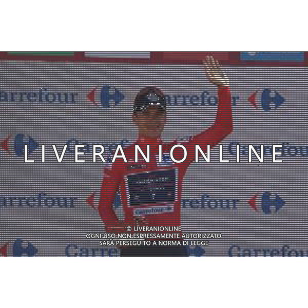 03-09-2022 Vuelta A Espana; Tappa 14 Montoro - Sierra De La Pandera; 2022, Quick Step - Alpha Vinyl; Evenepoel, Remco; Sierra De La Pandera; ©SIROTTI/AGENZIA ALDO LIVERANI SAS