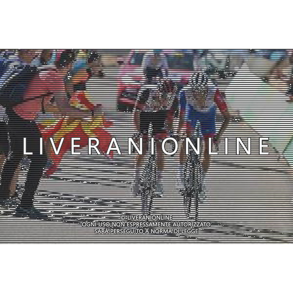 03-09-2022 Vuelta A Espana; Tappa 14 Montoro - Sierra De La Pandera; 2022, Groupama - Fdj; 2022, Uae Emirates; Pinot, Thibaut; Polanc, Jan; Sierra De La Pandera; ©SIROTTI/AGENZIA ALDO LIVERANI SAS