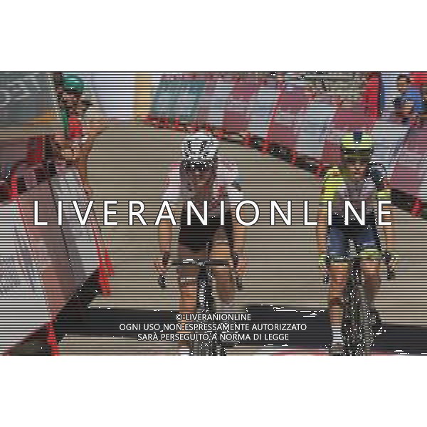 03-09-2022 Vuelta A Espana; Tappa 14 Montoro - Sierra De La Pandera; 2022, Ag2r - Citroen; 2022, Intermarche - Wanty Gobert; O\'connor, Ben; Meintjes, Louis; Sierra De La Pandera; ©SIROTTI/AGENZIA ALDO LIVERANI SAS
