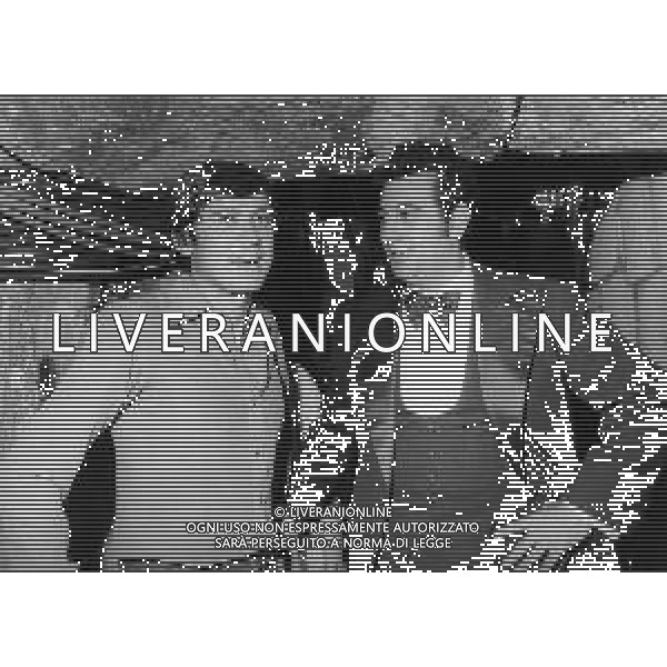 ARCHIVIO GIOVANNI LIVERANI NELLA FOTO GIANNI MORANDI CON MICHELE PLACIDO AGENZIA ALDO LIVERANI