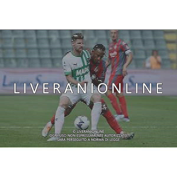 © TVRG Georgios Kyriakopoulos (Sassuolo) e Emanuel Aiwu (Cremonese) Cremonese vs Sassuolo Campionato Calcio Serie A TIM 04-09-2022 ©Roberto Garavaglia/AGENZIA ALDO LIVERANI SAS