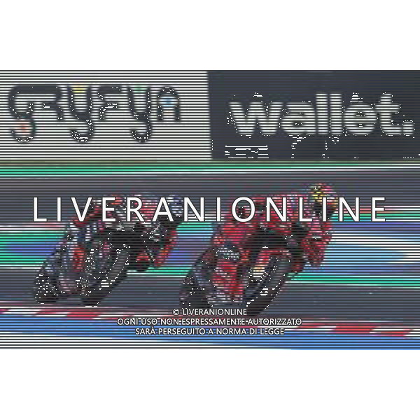 MOTOMONDIALE 2022 - GRAN PREMIO GRYFYN DI SAN MARINO E DELLA RIVIERA DI RIMINI 04/09/2022 nella foto: Francesco Bagnaia of Italy and Ducati Lenovo Team durante la gara ©Claudio Zamagni/Agenzia Aldo Liverani /AGENZIA ALDO LIVERANI SAS