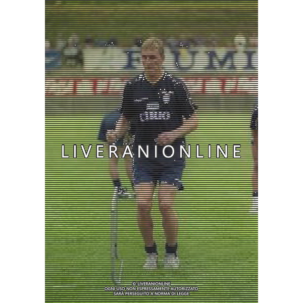 1997 VIGO DI FASSA ALLENAMENTO E RITIRO PER CAMPIONATO LAZIO CALCIO NELLA FOTO ALEN BOKSIC AG ALDO LIVERANI SAS