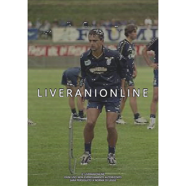 1997 VIGO DI FASSA ALLENAMENTO E RITIRO PER CAMPIONATO LAZIO CALCIO NELLA FOTO GIOVANNILOPEZ AG ALDO LIVERANI SAS