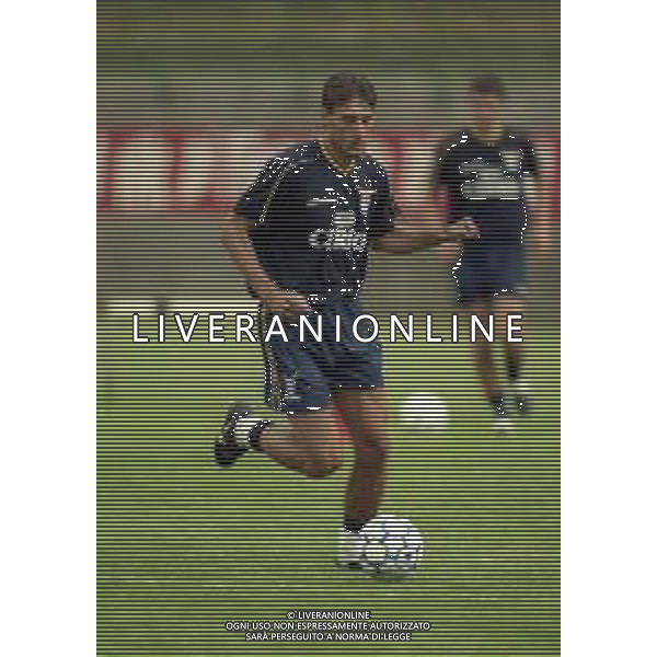 1997 VIGO DI FASSA ALLENAMENTO E RITIRO PER CAMPIONATO LAZIO CALCIO NELLA FOTO DIEGO FUSER AG ALDO LIVERANI SAS