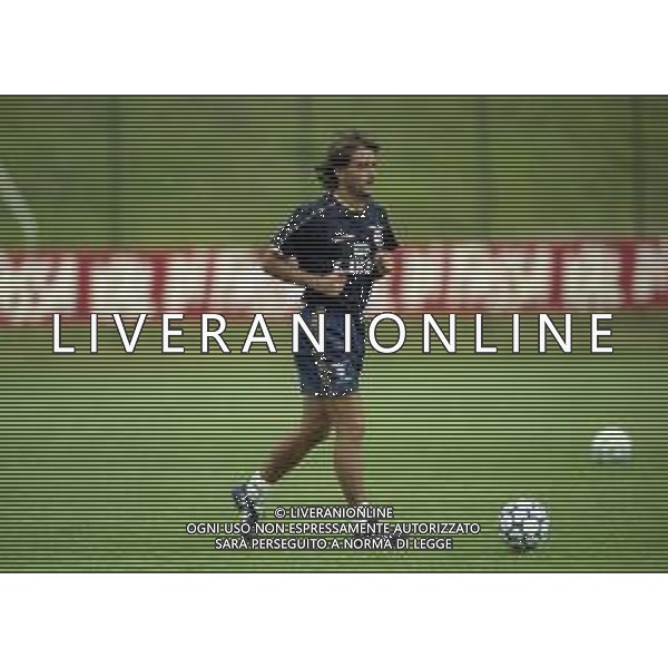 1997 VIGO DI FASSA ALLENAMENTO E RITIRO PER CAMPIONATO LAZIO CALCIO NELLA FOTO ROBERTO MANCINI AG ALDO LIVERANI SAS