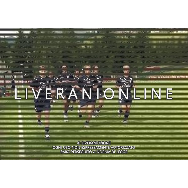 1997 VIGO DI FASSA ALLENAMENTO E RITIRO PER CAMPIONATO LAZIO CALCIO NELLA FOTO PAVEL NEDVED-ALEN BOKSIC E SVEN GORAN ERIKSSON AG ALDO LIVERANI SAS