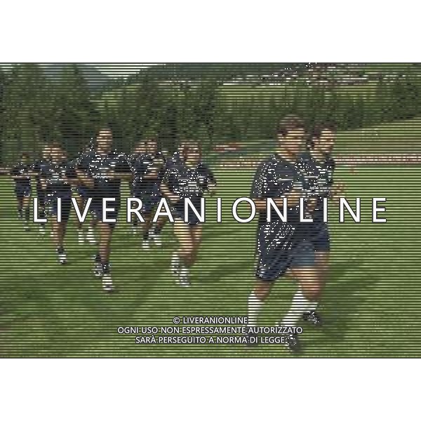 1997 VIGO DI FASSA ALLENAMENTO E RITIRO PER CAMPIONATO LAZIO CALCIO NELLA FOTO ALLENAMENTO LAZIO CALCIO AG ALDO LIVERANI SAS