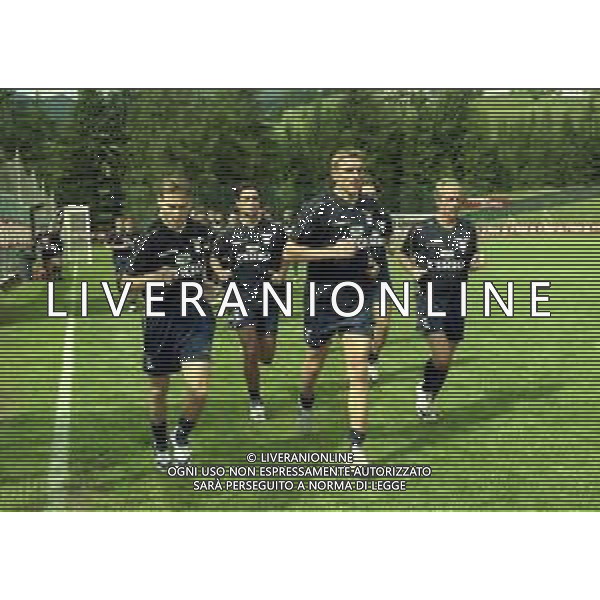 1997 VIGO DI FASSA ALLENAMENTO E RITIRO PER CAMPIONATO LAZIO CALCIO NELLA FOTO PAVEL NEDVED E ALEN BOKSIC AG ALDO LIVERANI SAS