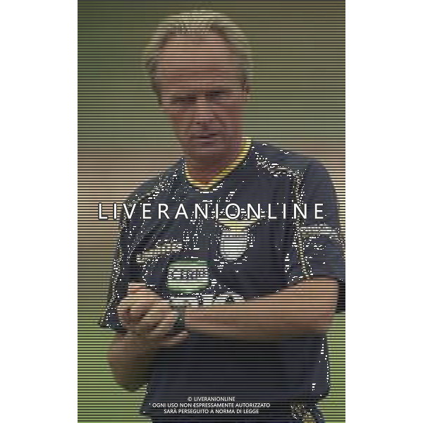 1997 VIGO DI FASSA ALLENAMENTO E RITIRO PER CAMPIONATO LAZIO CALCIO NELLA FOTO SVEN GORAN ERIKSSON ALLENATORE LAZIO AG ALDO LIVERANI SAS