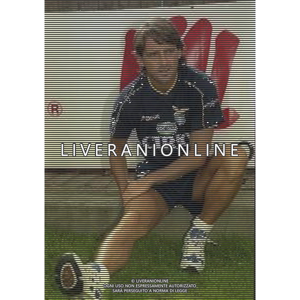 1997 VIGO DI FASSA ALLENAMENTO E RITIRO PER CAMPIONATO LAZIO CALCIO NELLA FOTO ROBERTO MANCINI AG ALDO LIVERANI SAS