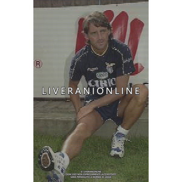 1997 VIGO DI FASSA ALLENAMENTO E RITIRO PER CAMPIONATO LAZIO CALCIO NELLA FOTO ROBERTO MANCINI AG ALDO LIVERANI SAS