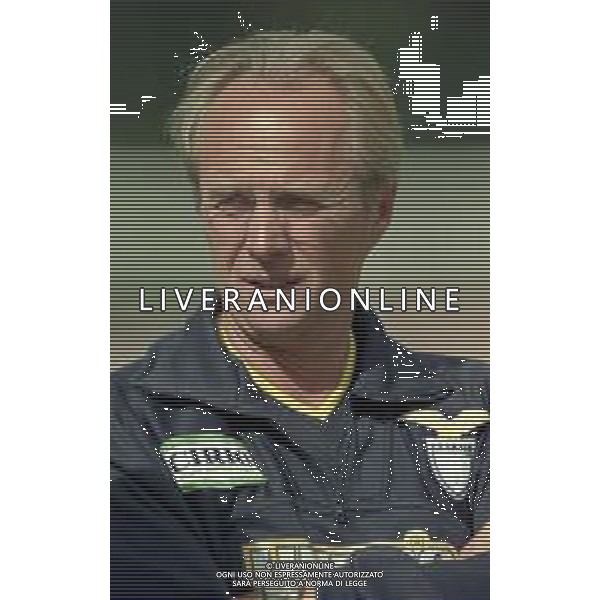 1997 VIGO DI FASSA ALLENAMENTO E RITIRO PER CAMPIONATO LAZIO CALCIO NELLA FOTO SVEN GORAN ERIKSSON ALLENATORE LAZIO AG ALDO LIVERANI SAS