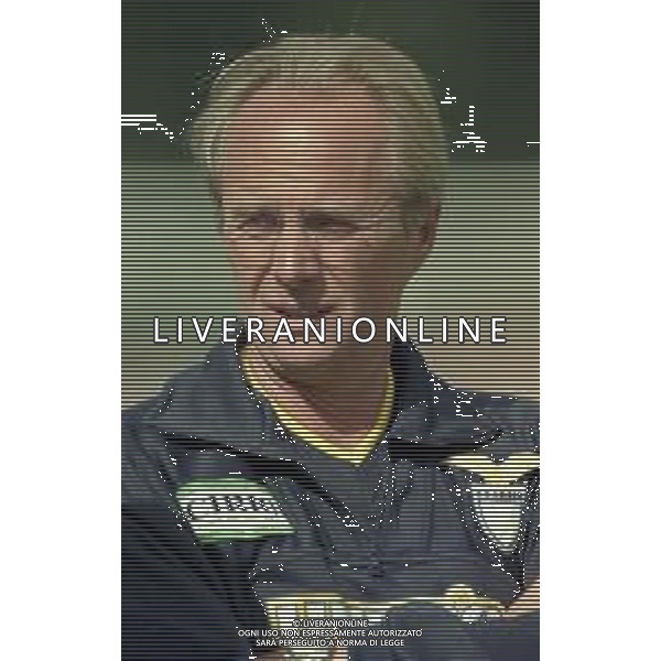 1997 VIGO DI FASSA ALLENAMENTO E RITIRO PER CAMPIONATO LAZIO CALCIO NELLA FOTO SVEN GORAN ERIKSSON ALLENATORE LAZIO AG ALDO LIVERANI SAS
