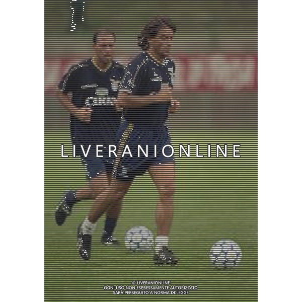 1997 VIGO DI FASSA ALLENAMENTO E RITIRO PER CAMPIONATO LAZIO CALCIO NELLA FOTO ROBERTO MANCINI AG ALDO LIVERANI SAS