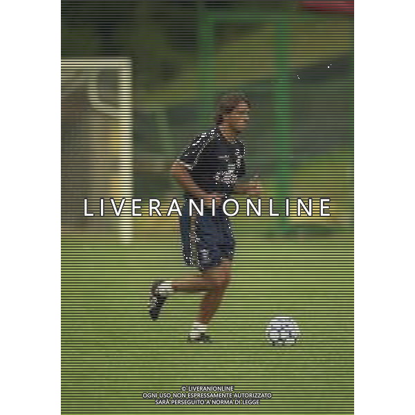 1997 VIGO DI FASSA ALLENAMENTO E RITIRO PER CAMPIONATO LAZIO CALCIO NELLA FOTO ROBERTO MANCINI AG ALDO LIVERANI SAS