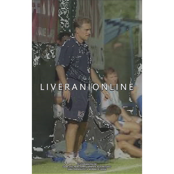 2000-2001 REGGINA CALCIO AMICHEVOLE ESTIVA NELLA FOTO FRANCO COLOMBA ALLENATORE REGGINA CALCIO AG ALDO LIVERANI SAS